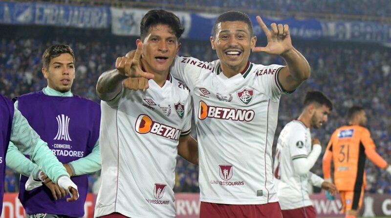Legenda: Fluminense vence o Millonarios de virada. Foto: Divulgação/Fluminense