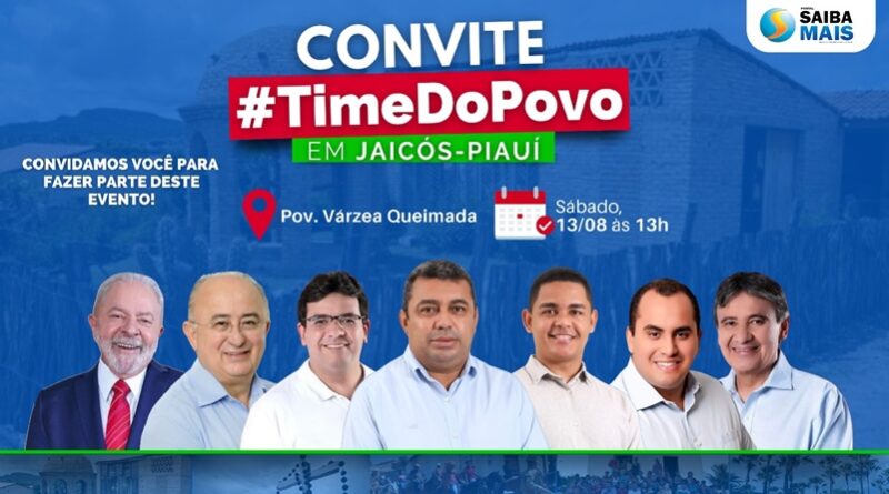 Prefeito Neném de Edite recebe o “Time do Povo” no povoado Várzea Queimada em Jaicós, neste sábado (13)