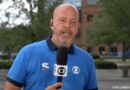 Nos Estados Unidos, Alex Escobar passa mal ao vivo na Globo