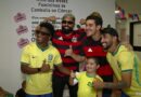 Sósias de jogadores fazem alegria de crianças em tratamento de câncer em Teresina
