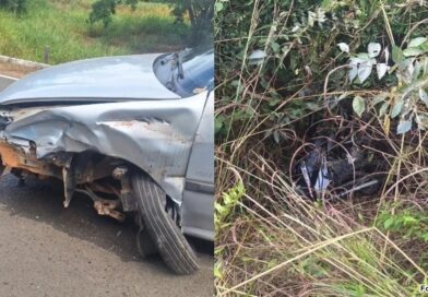 Motociclista fica em estado grave após colisão com carro na PI-236