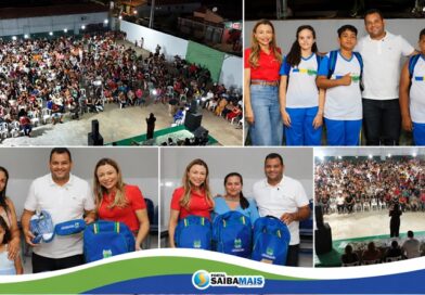 Educação de Geminiano reúne famílias, apresenta avanços da rede municipal e entrega kits escolares aos estudantes