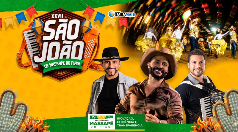 Prefeitura de Massapê do Piauí divulga programação oficial do XXVII São João com festival de quadrilhas e shows musicais