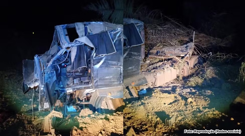 Caminhoneiro de 35 anos morre após perder controle de carreta na PI-247