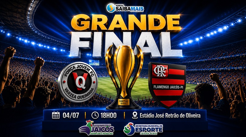 Em Jaicós, Força Jovem e Flamengo decidem o título da Copa Galo 2026 neste sábado (4.jul)