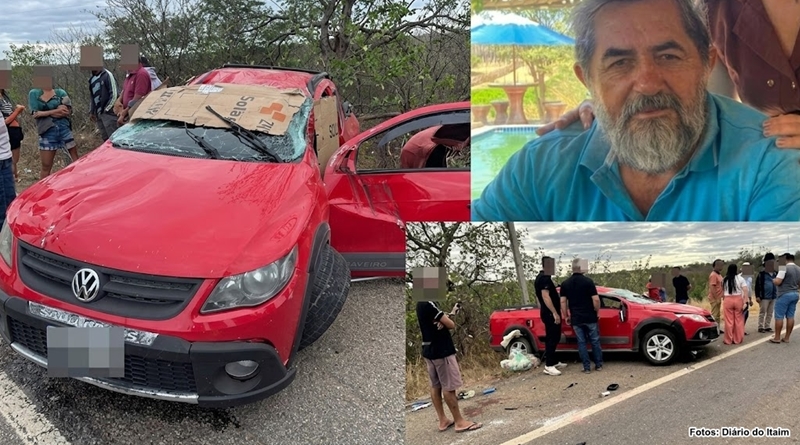Grave acidente na BR-407 termina com morte de homem em Paulistana