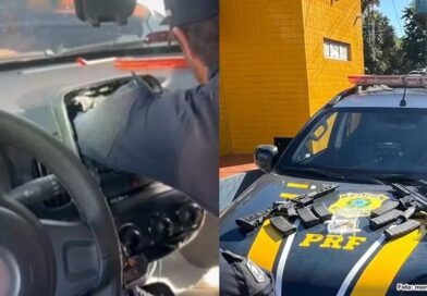 Homem é preso com três fuzis escondidos em fundo falso de carro em Picos