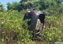Motorista morre e mulher desaparece após carro capotar em manguezal no Piauí