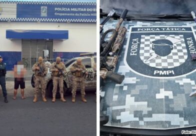 PIO IX: Homem é preso em flagrante por posse ilegal de armas; suspeito já responde por homicídio