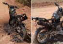 Homem furta motocicleta e abandona veículo incendiado no interior do Piauí