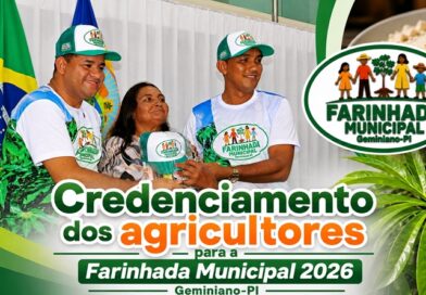 Prefeitura de Geminiano realiza credenciamento da Farinhada Municipal 2026