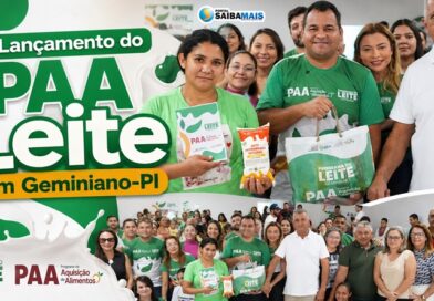 Prefeitura de Geminiano lança o PAA Leite e amplia a segurança alimentar das famílias do município