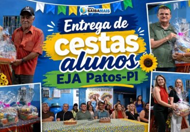 Prefeitura de Patos do Piauí entrega 110 kits de merenda escolar para estudantes da EJA e reforça incentivo à permanência na escola