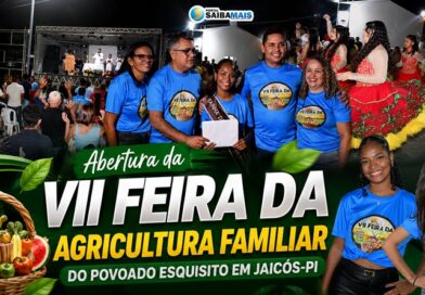 VII Feira da Agricultura do Povoado Esquisito é aberta com celebração, desfile, cultura e valorização da agricultura familiar em Jaicós