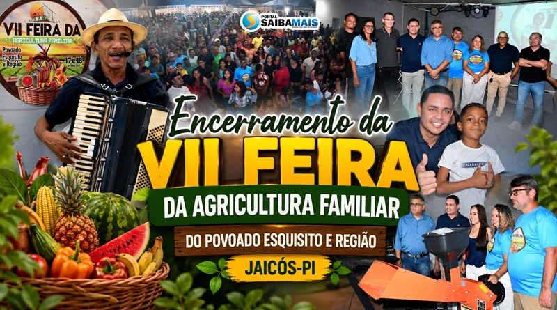 VII Feira da Agricultura Familiar do Povoado Esquisito em Jaicós reúne multidão, fortalece a economia rural e se consolida entre as maiores do Piauí