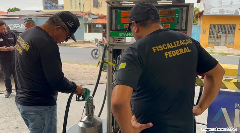 Operação interdita 10 postos de combustíveis por suspeita de fraudes no Piauí
