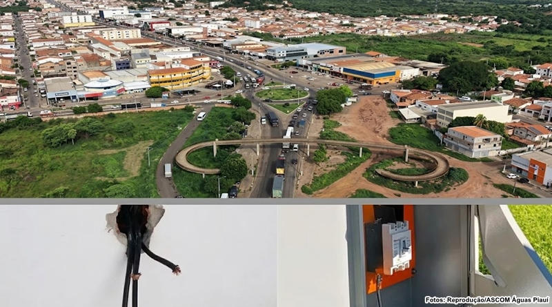 Picos: em menos de 20 dias, 16 cabos de energia são furtados e bairros ficam sem água
