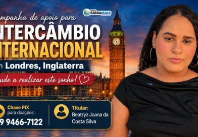 Jaicoense conquista vaga em intercâmbio internacional e busca apoio para realizar sonho de estudar em Londres