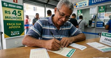 Mega-Sena acumula em R$ 45 milhões