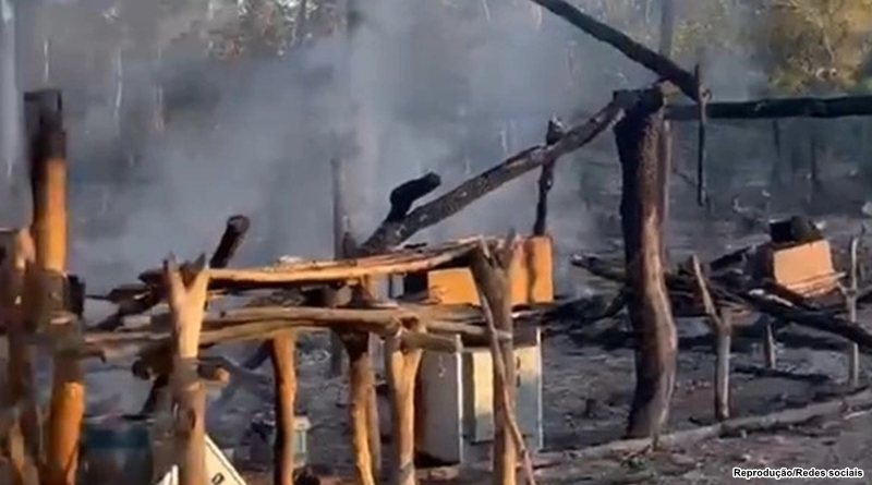 Homem é preso suspeito de incendiar casa do próprio cunhado após discussão no interior do Piauí